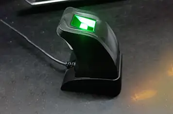 Biometric Thumb Machine